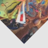 Decoupage Clown & Cat Chaos Enchanted Forest  Seidenpapier (Detail)