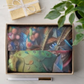 Decoupage Clown & Cat Chaos Enchanted Forest  Seidenpapier (Geschenk)