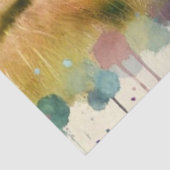 Decoupage Colorburst Highland Cow Art Seidenpapier (Ausschnitt)