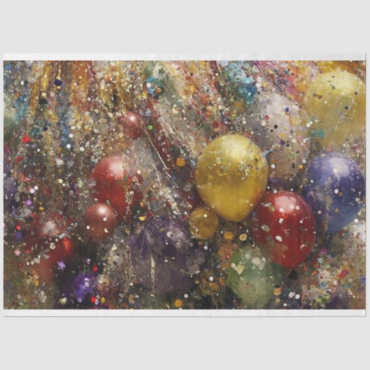 Decoupage Confetti Jubilee At The Big Top Circus Seidenpapier (Vorderseite)