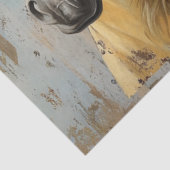 Decoupage Country Elegante Pferde Bows & Harnesses Seidenpapier (Ausschnitt)