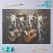 Decoupage Country Music Farm Goes Seidenpapier (Basteln)