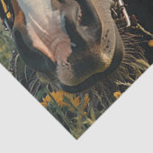 Decoupage Cowboy Country Szene mit Pferd Seidenpapier (Ausschnitt)