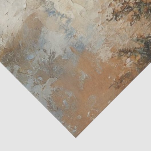 Decoupage Cowboy Santa Claus und Geschenktasche Seidenpapier (Ausschnitt)