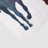 Decoupage-Cowboy-Silhouette-Reiter  Seidenpapier (Ausschnitt)