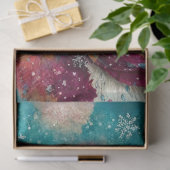 Decoupage Cowgirl Highland Glasses Candy Cane Seidenpapier (Geschenk)