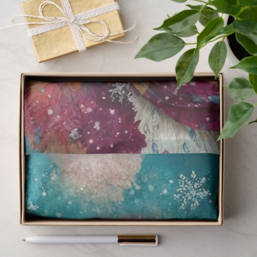 Decoupage Cowgirl Highland Glasses Candy Cane Seidenpapier (Geschenk)