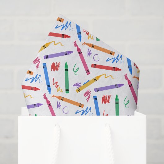 Decoupage Crayons Geburtstagsparty Kids Seidenpapier (Geschenktüte)