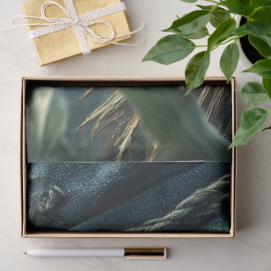 Decoupage Creepy Scarecrow Gothic Style Seidenpapier (Geschenk)