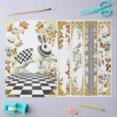 Decoupage Curious Wonderland Seidenpapier (Basteln)
