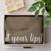 Decoupage Customizable Monkey Wild Hair & Lipstick Seidenpapier (Geschenk)