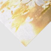 Decoupage Daisy Bright White & Yellow Field Blume Seidenpapier (Ausschnitt)