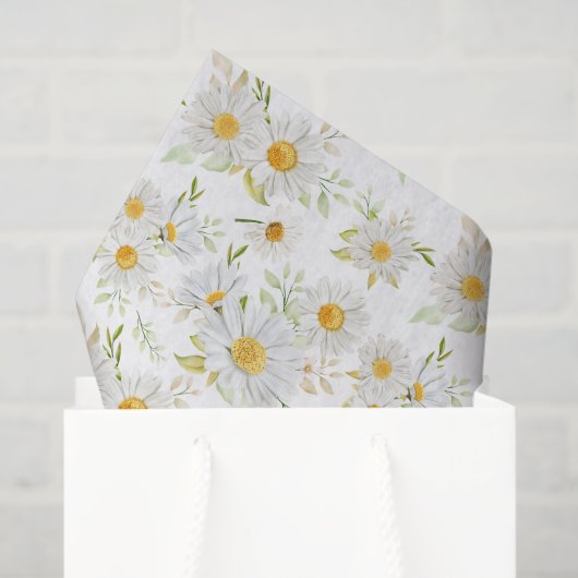 Decoupage Daisy Floral Blume Seidenpapier (Geschenktüte)