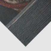 Decoupage Daniel Boone Santa Claus Peek Art Seidenpapier (Ausschnitt)