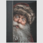 Decoupage Daniel Boone Weihnachtsmann Spähkunst  Seidenpapier (Vorderseite)