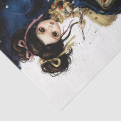 Decoupage Dark Circus Doll Seidenpapier (Ausschnitt)