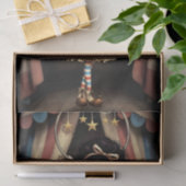 Decoupage Dark Circus Doll Seidenpapier (Geschenk)