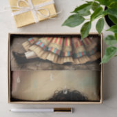 Decoupage Dark Circus Doll Seidenpapier (Geschenk)