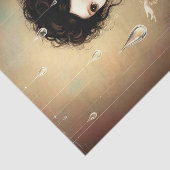 Decoupage Dark Circus Doll Seidenpapier (Ausschnitt)