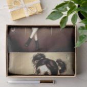 Decoupage Dark Circus Doll Seidenpapier (Geschenk)