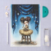 Decoupage Dark Circus Doll Seidenpapier (Handwerk)