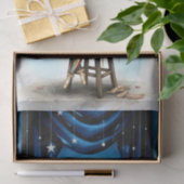 Decoupage Dark Circus Doll Seidenpapier (Geschenk)