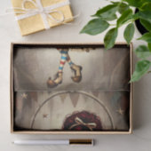 Decoupage Dark Circus Doll Seidenpapier (Geschenk)