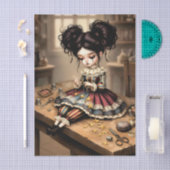 Decoupage Dark Circus Doll Seidenpapier (Handwerk)