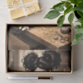 Decoupage Dark Circus Doll Seidenpapier (Geschenk)