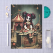 Decoupage Dark Circus Doll Seidenpapier (Handwerk)