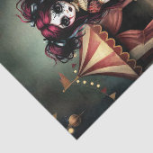 Decoupage Dark Circus Doll Seidenpapier (Ausschnitt)