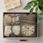 Decoupage Dark Circus Doll Seidenpapier (Geschenk)