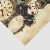 Decoupage Dark Circus Doll Seidenpapier (Ausschnitt)