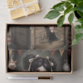 Decoupage Dark Circus Doll Seidenpapier (Geschenk)