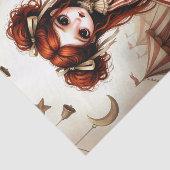 Decoupage Dark Circus Doll Seidenpapier (Ausschnitt)