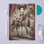 Decoupage Dark Circus Doll Seidenpapier (Handwerk)