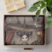 Decoupage Dark Circus Doll Seidenpapier (Geschenk)