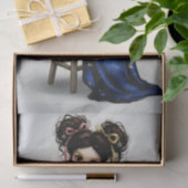 Decoupage Dark Circus Doll Seidenpapier (Geschenk)