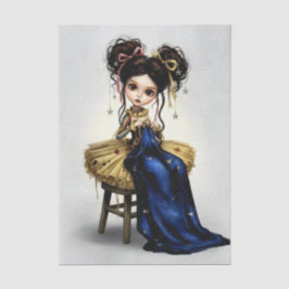 Decoupage Dark Circus Doll Seidenpapier