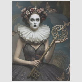 decoupage Dark Poetic Imagery Seidenpapier