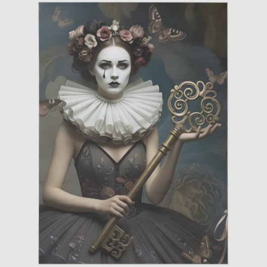 decoupage Dark Poetic Imagery  Seidenpapier (Vorderseite)