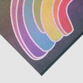 Decoupage Dark Rainbow Seidenpapier (Ausschnitt)