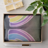 Decoupage Dark Rainbow Seidenpapier (Geschenk)