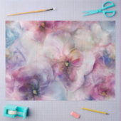 Decoupage Delicate Lila Pink Blue White Blume Seidenpapier (Basteln)