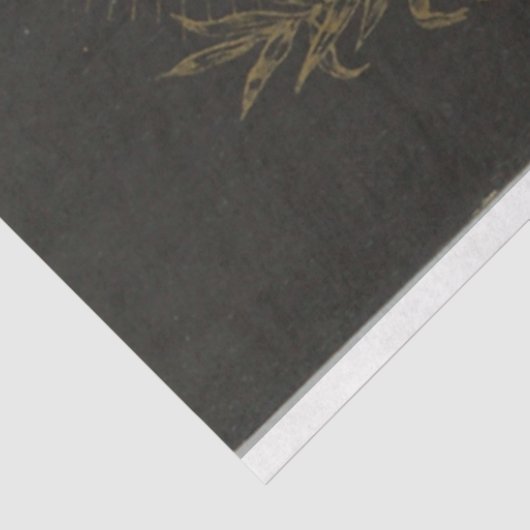 Decoupage der Black Cabinet Card Seidenpapier (Ausschnitt)