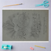 Decoupage der Green Cabinet Card Seidenpapier (Basteln)