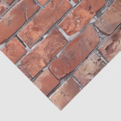 Decoupage der Red Brick Wall Seidenpapier (Detail)