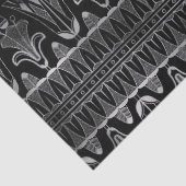 Decoupage der Silver und Black Art Seidenpapier (Detail)