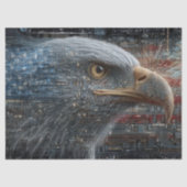 Decoupage des 250. Cyber Eagle Kunstwerks Seidenpapier (Vorderseite)
