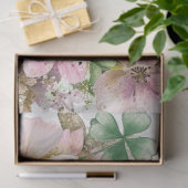 Decoupage Digital Collage Irish Clover Seidenpapier (Geschenk)